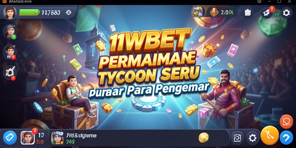 Screenshot utama 11WBET menampilkan aksi seru dalam permainan Tycoon.