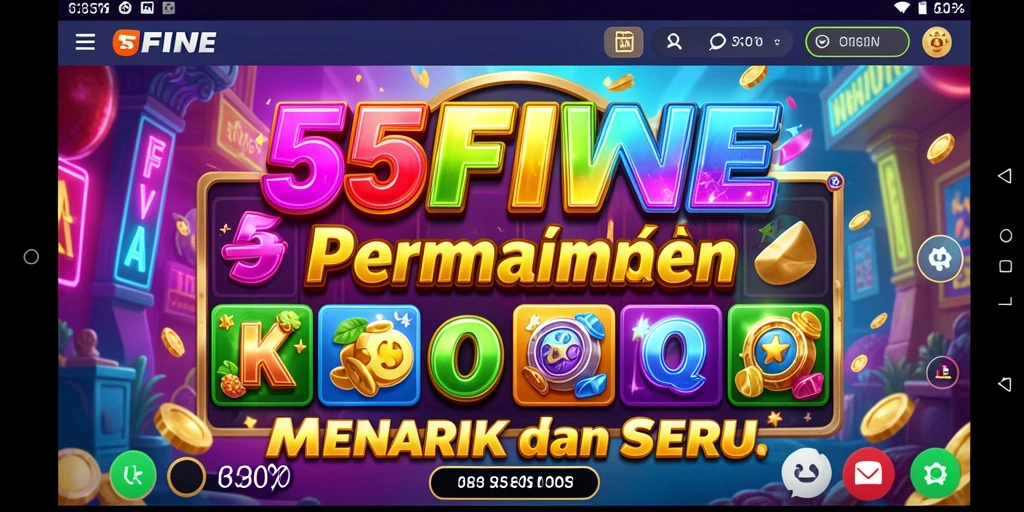 Menampilkan gameplay seru dan mengasyikkan dari 55FIVE Slot.