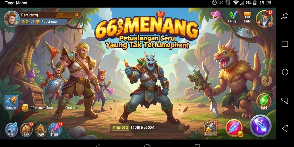 Gameplay seru dan menantang dalam 66MENANG yang penuh petualangan.