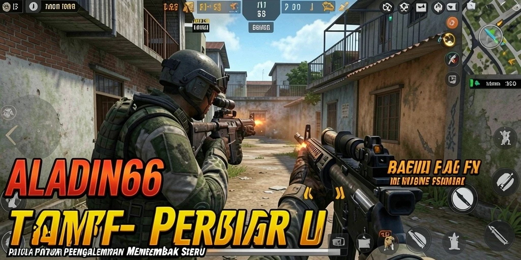 Gameplay seru dan intens di ALADIN66 dengan berbagai mode FPS.