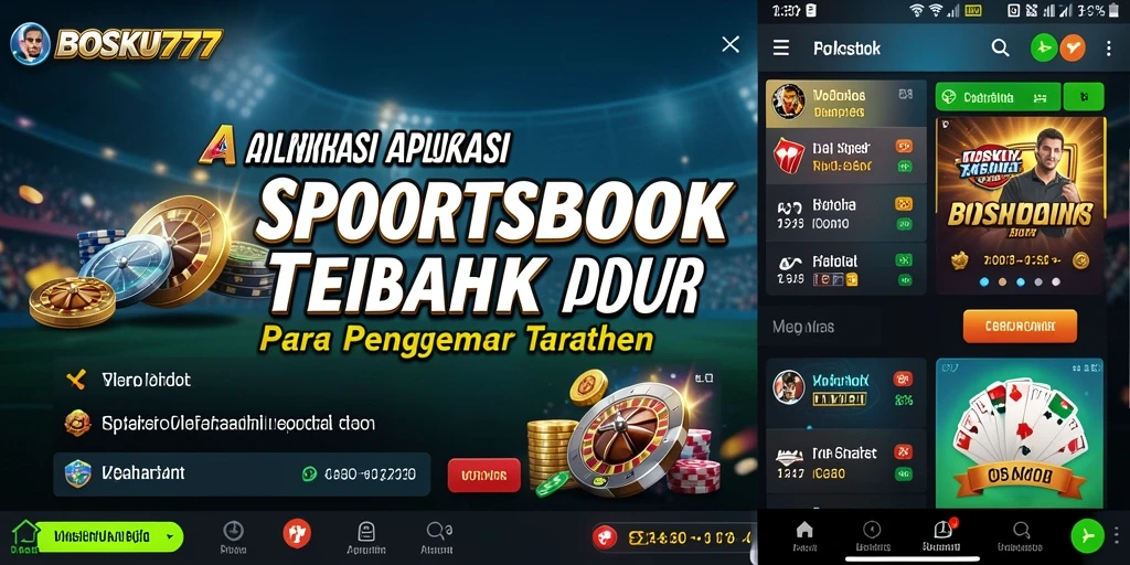 Tampilan gameplay menarik dari aplikasi Sportsbook BOSKU777.