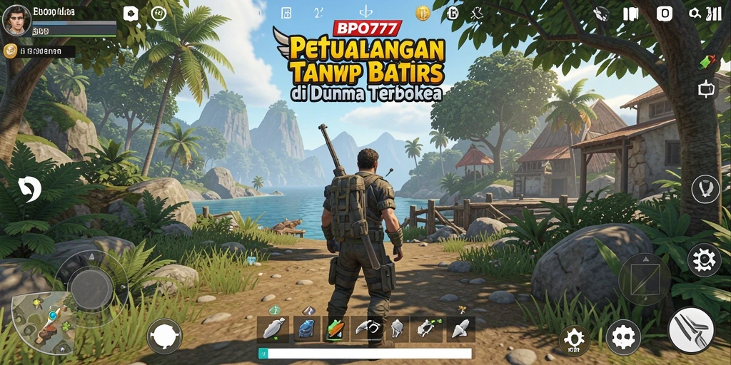 Tampilan gameplay BPO777 yang memukau di dunia terbuka.
