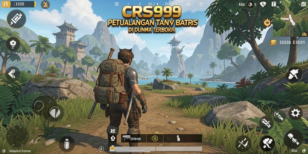 Tangkapan layar CRS99 menampilkan aksi seru dalam dunia terbuka.