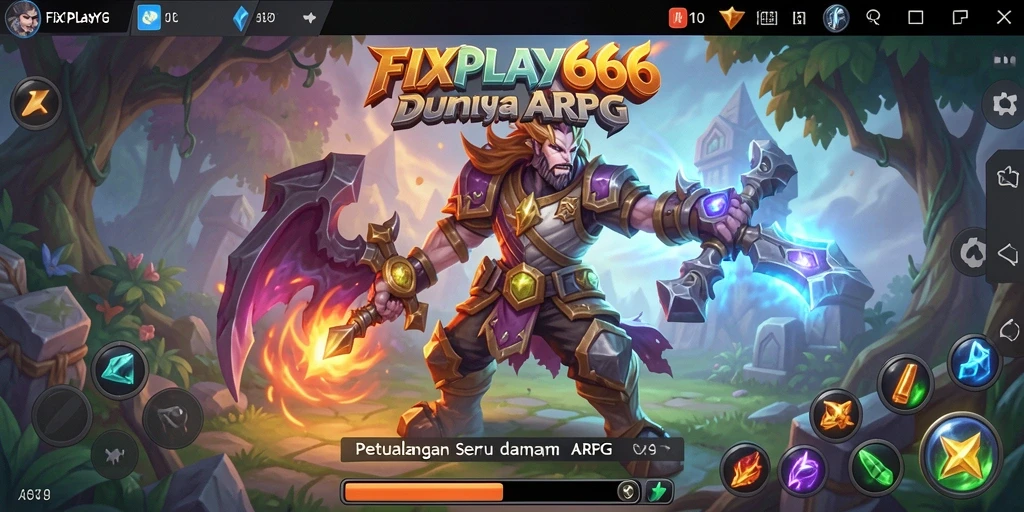 Tampilan menarik dari gameplay FIXPLAY666 dalam aksi ARPG.