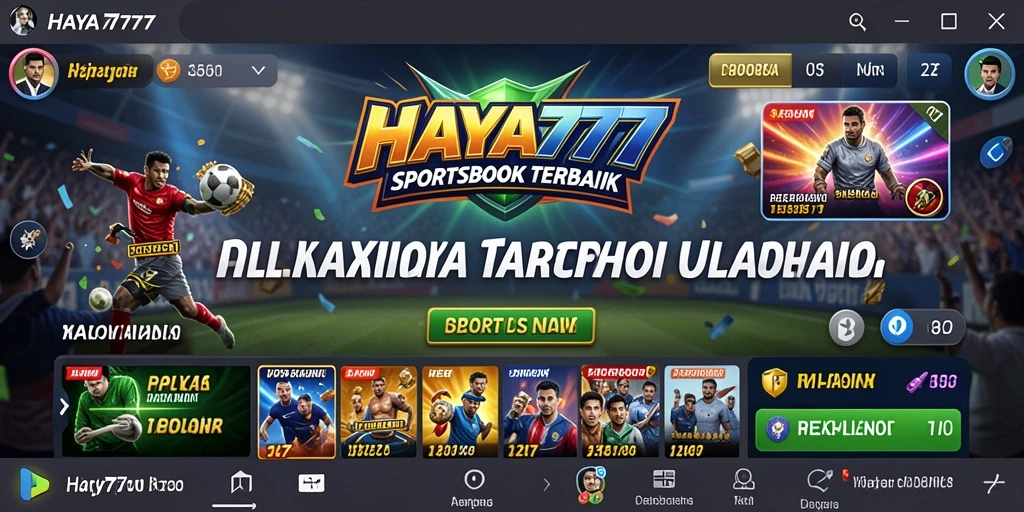 Tampilan gameplay HAYA777 untuk taruhan olahraga yang menyenangkan.