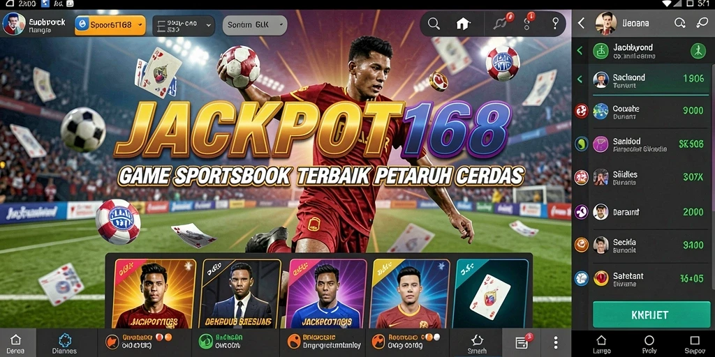 Tangkapan layar JACKPOT168 menampilkan pengalaman taruhan yang mendebarkan.