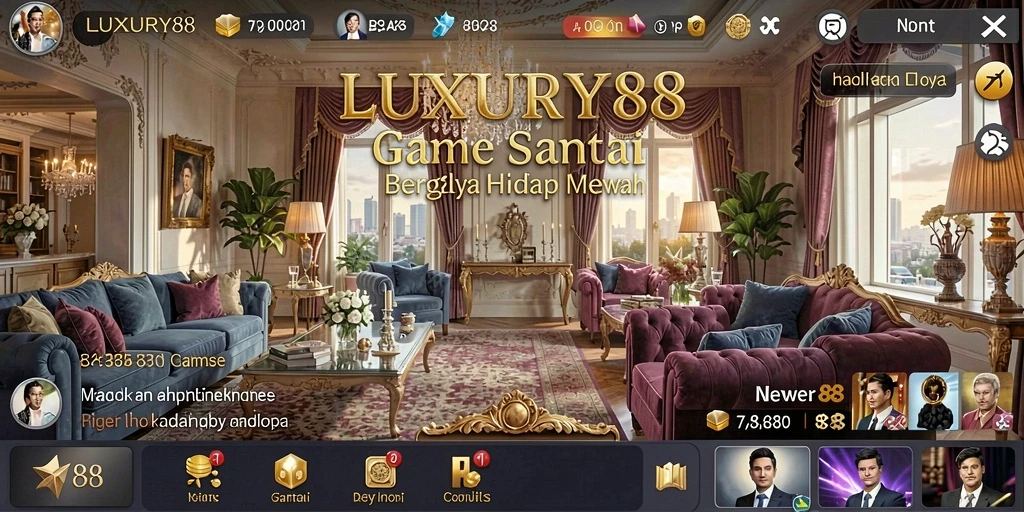 Screenshot utama LUXURY88 menampilkan gameplay Casual yang menarik.