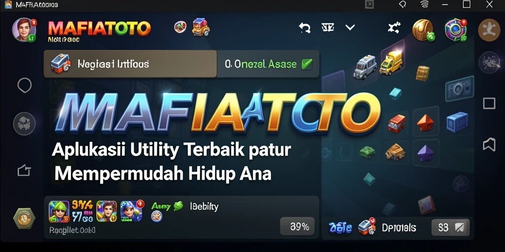 Tampilan antarmuka MAFIATOTO yang user-friendly dan modern.