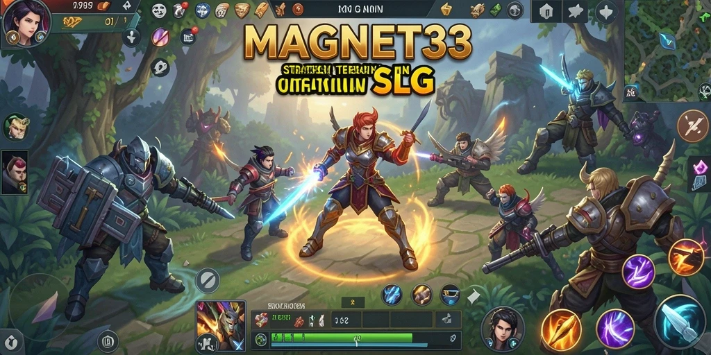 Tampilan permainan strategi mendebarkan di MAGNET33.