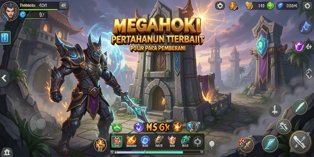 Tampilan gameplay seru dari <strong>MEGAHOKI</strong> yang menawan dan penuh strategi.