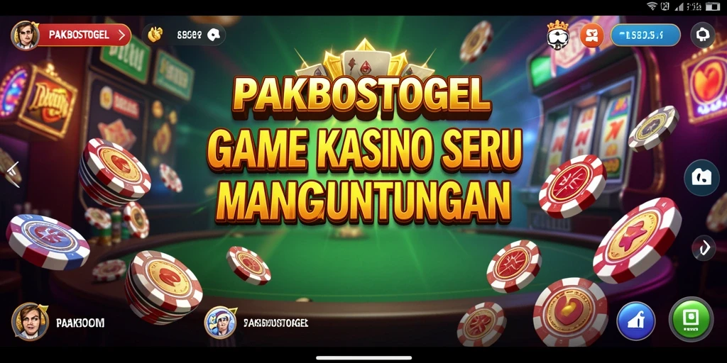 Tampilan gameplay PAKBOSTOGEL yang mendebarkan dan penuh warna.