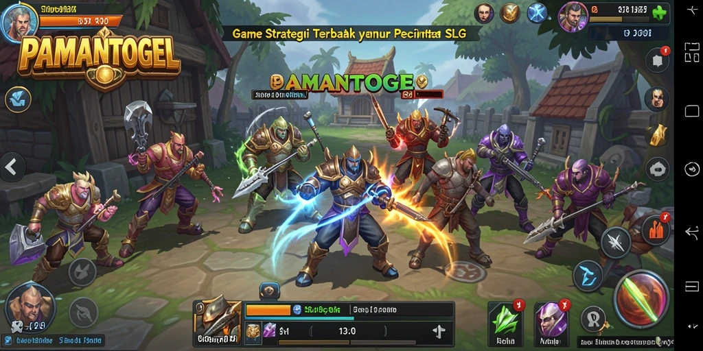 Screenshot gameplay PAMANTOGEL menampilkan aksi pertempuran yang menegangkan.
