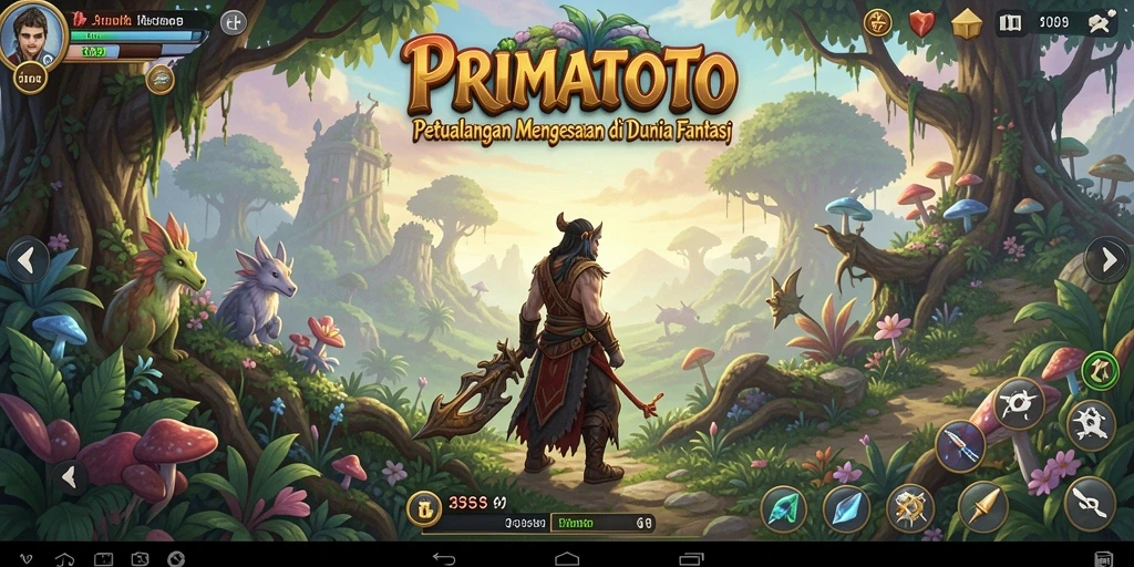 Screenshot gameplay menarik dari PRIMATOTO di dunia petualangan.