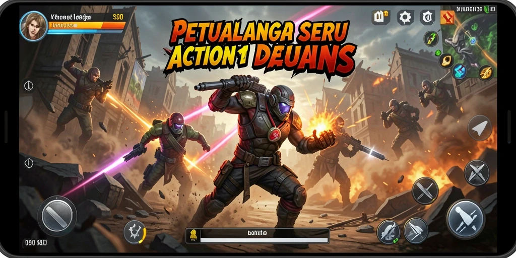 Tampilan gameplay menegangkan S80 dengan aksi penuh adrenalin.