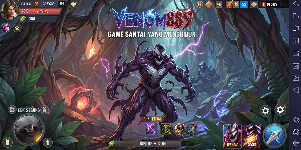 Tampilan gameplay <strong>VENOM889</strong> yang seru dan menghibur secara visual.